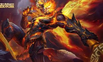 王者荣耀地狱火皮肤视频,激情燃烧的火焰之力，视觉盛宴来袭！